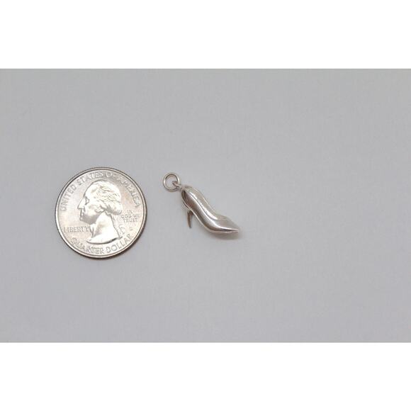 Sterling Silver 3D High Heel Charm - Picture 5 of 6